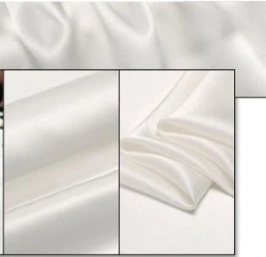 Ffabrig Satin Silk Pur Ar gyfer Dillad